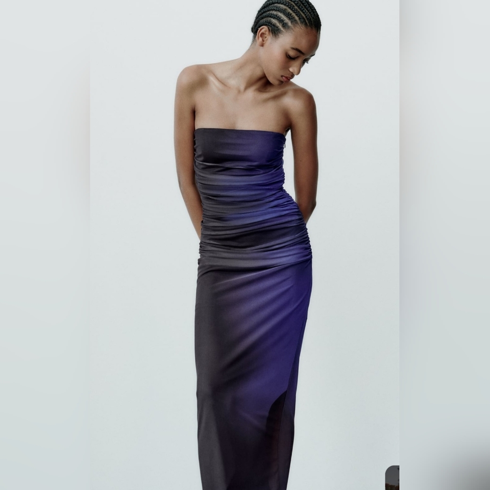 Zara tulle midi dress
